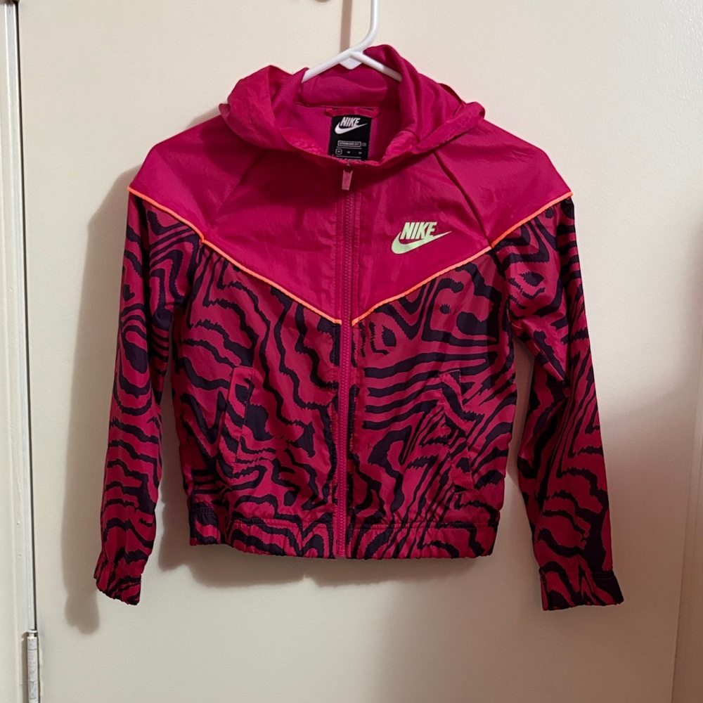 Nike Pink and Black Standard Fit Jacket